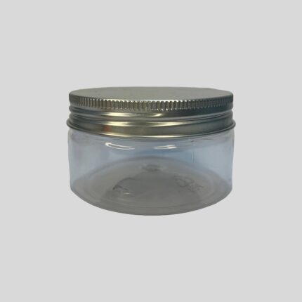Pot PET transparent avec couvercle aluminium 100gr