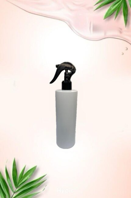 Flacon blanc 400ml avec trigle noir